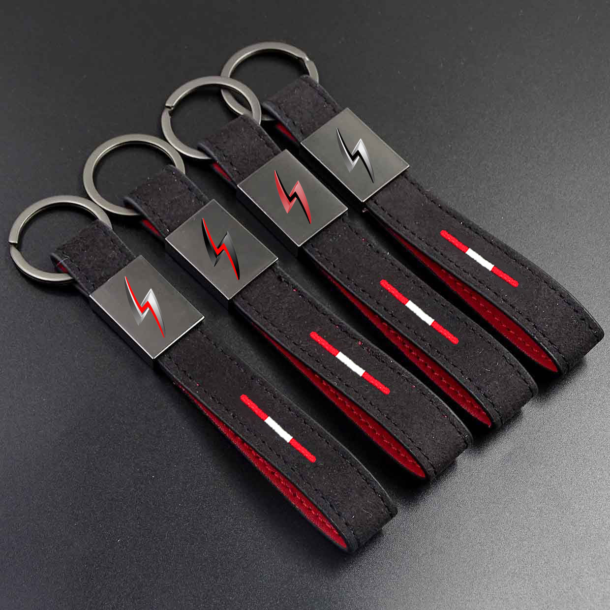 Alcantara Leather Keychain for Nissan Models
