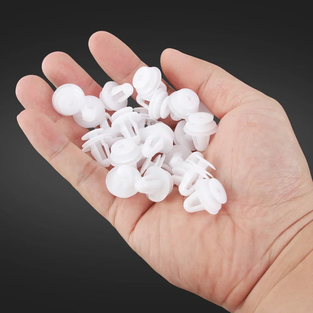 100pcs Auto Fastener Clip Kit with Plastic Fender Rivet Push Retainer Pins