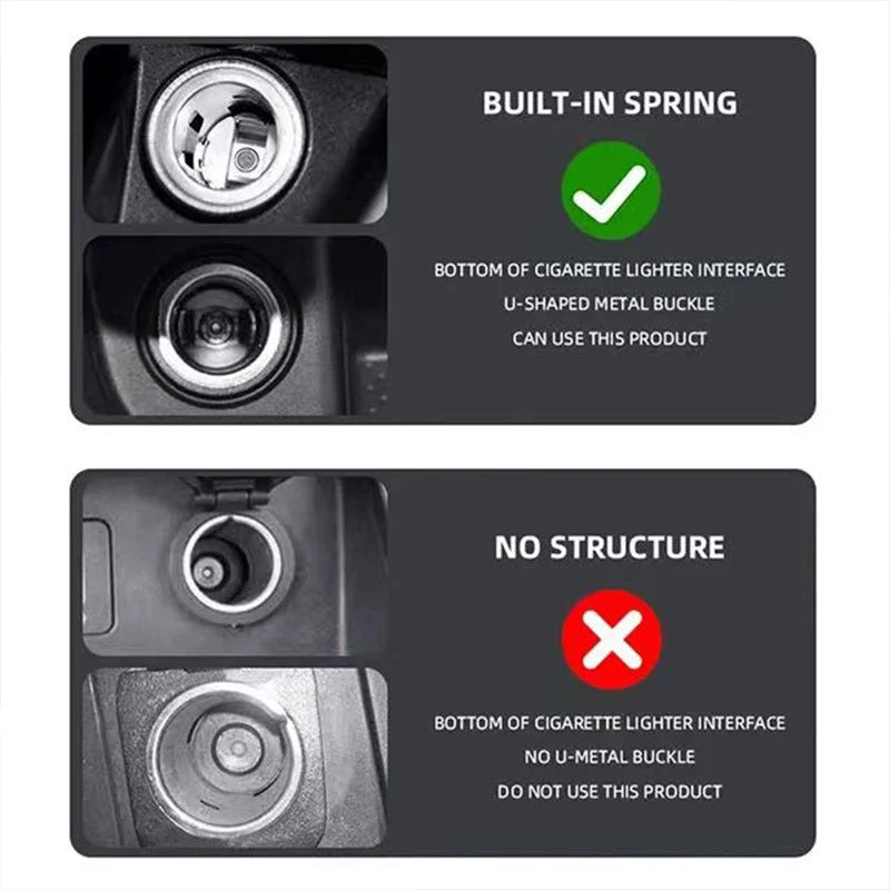 12V Mercedes-Benz Metal Flameless Car Cigarette Lighter