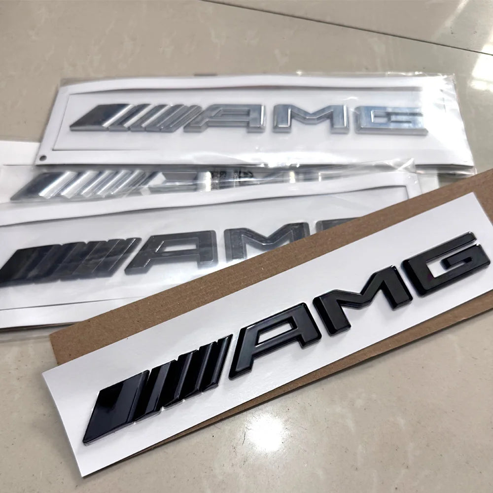 3D Metal AMG Rear Trunk Emblem for Mercedes-Benz