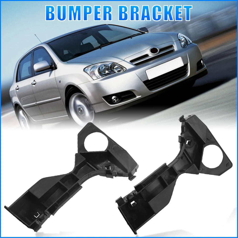 Pair Front Bumper Mounting Brackets for Toyota Corolla 2003 -2008