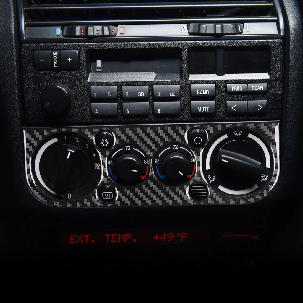 Carbon Fiber AC Panel Trim Sticker for BMW 3 Series E36