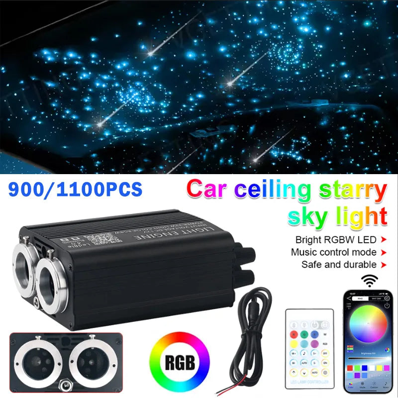 DIY 16W Car Starlight/ Sky Light RGB Interior Kit