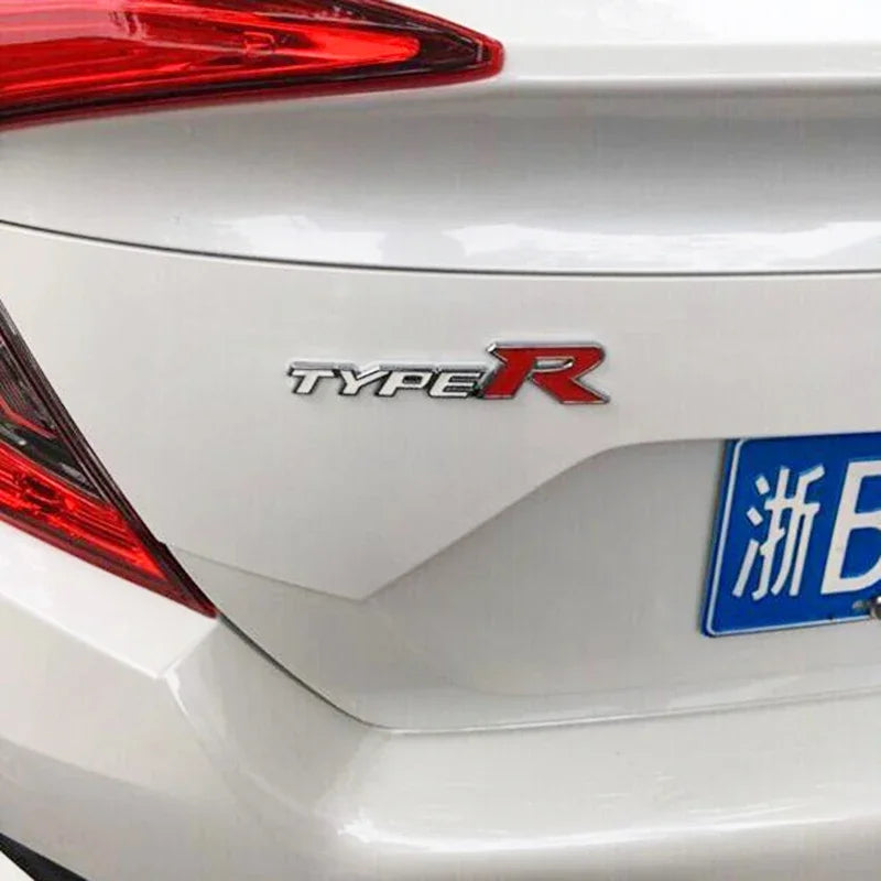 Metal Type R Emblem Badge for Honda