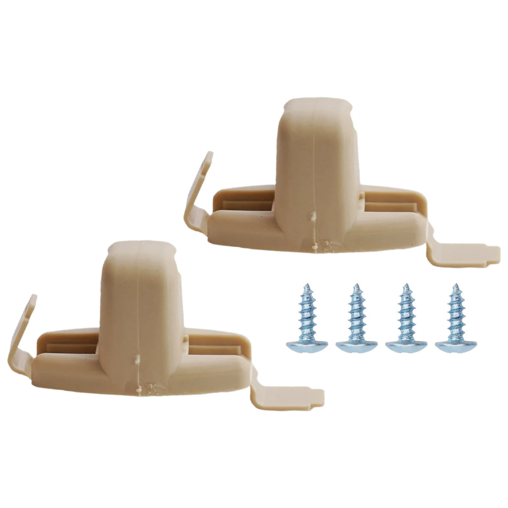 2x Sun Visor Clips Holder Bracket Mount For BMW 3 5 7 Series E46 E38 E39 E53 X-5