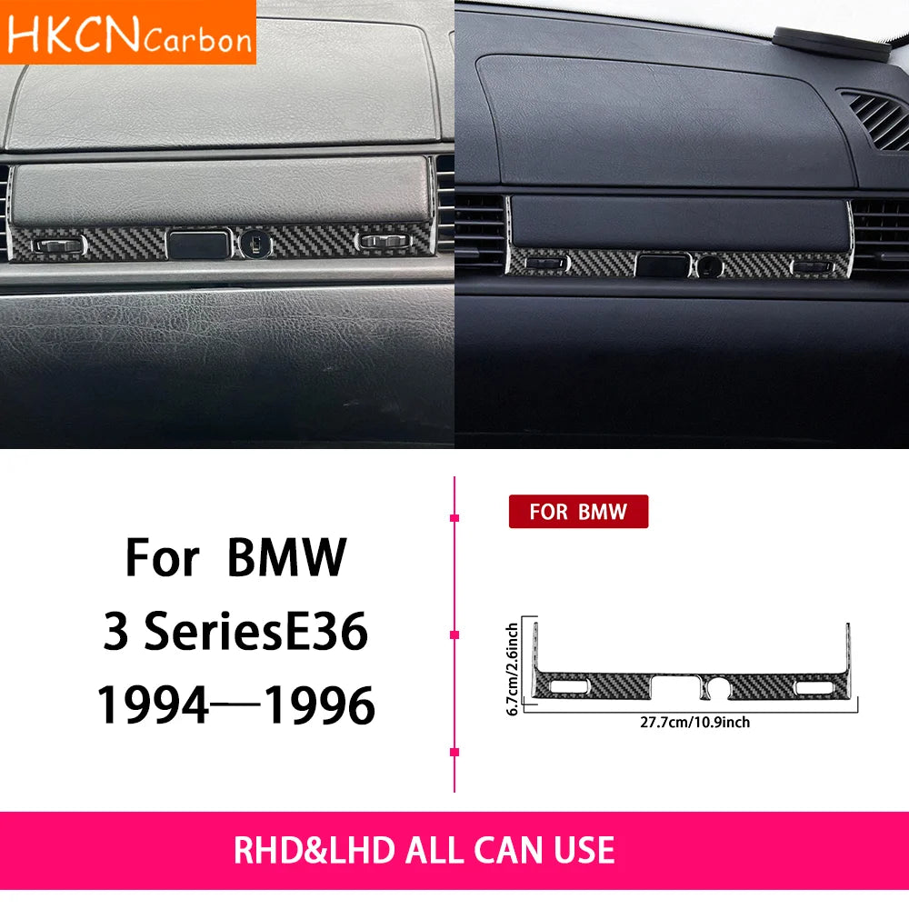 Interior Trim Kit for BMW 3 Series E36 (1994–1996) – Copilot Storage Box &amp; Switch Panel Covers