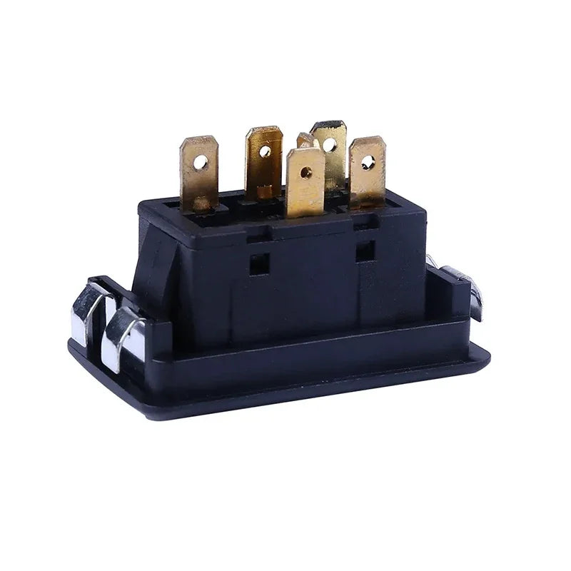 Bmw 6pin 12-24v Car Electric Window Switch Button Cover