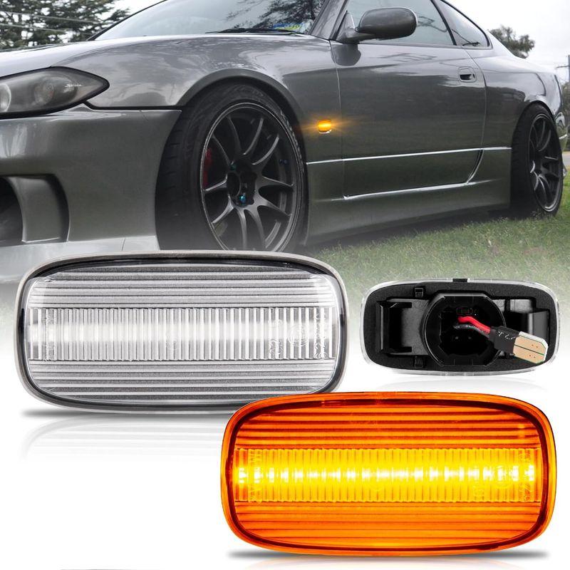 Dynamic LED Side Marker Lights - Nissan S15, R34 & More